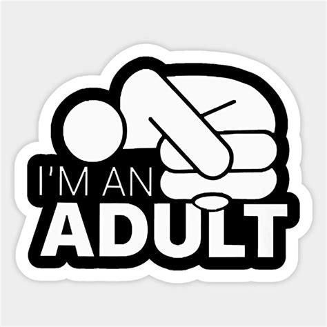 18 stickers|adult stickers for sale.